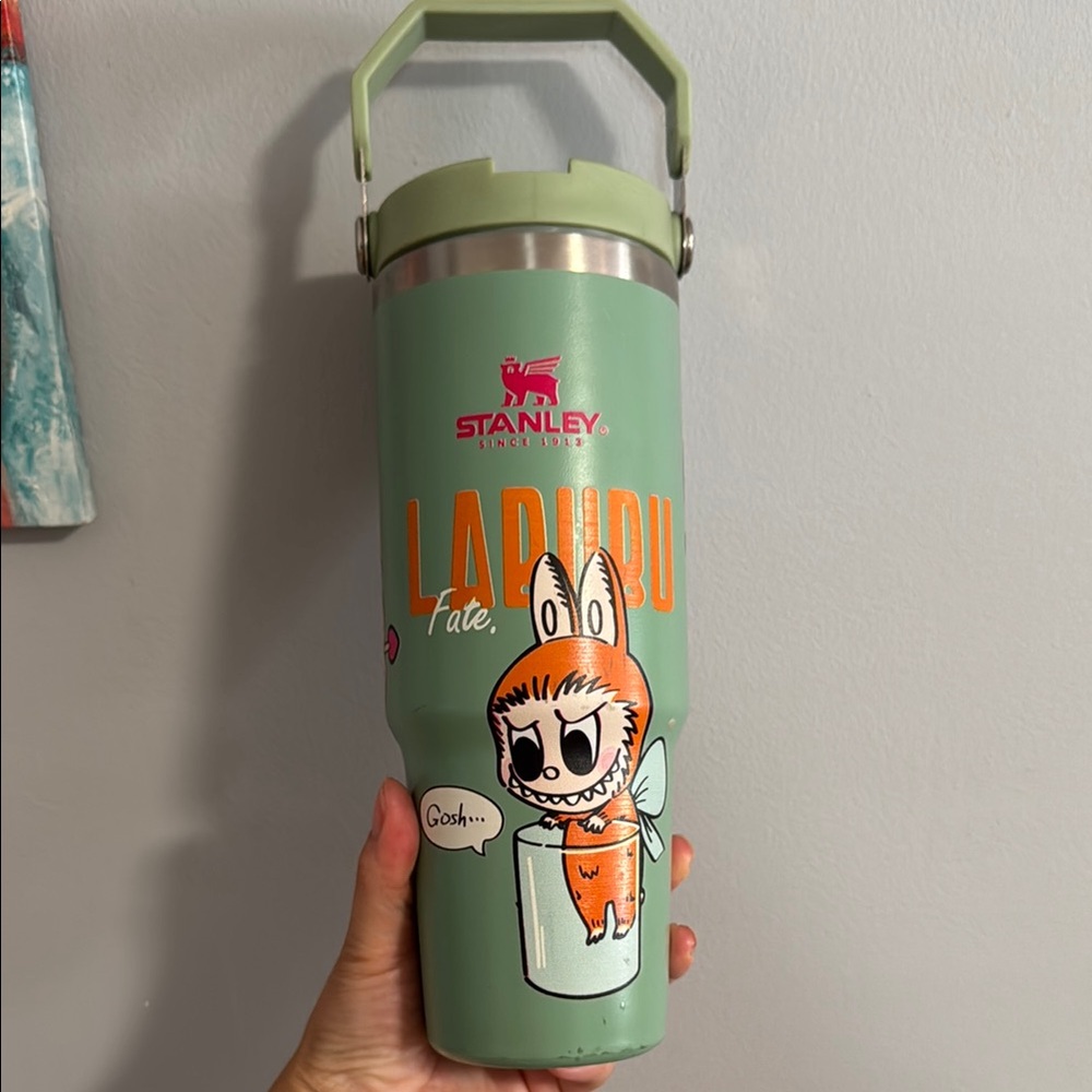 Stanley Green Quencher Tumbler used